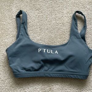 P’tula size small gray sports bra